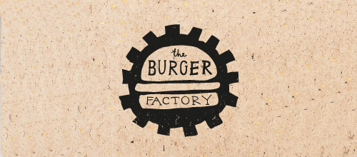 burger factory logo design