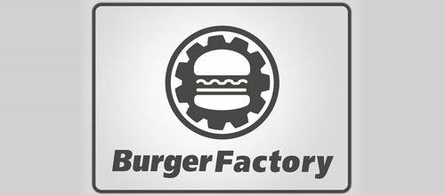 burger factory logo design