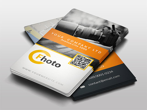cool photography business card
