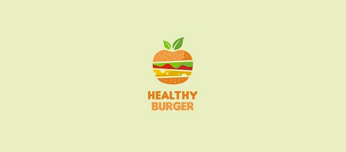 healthy burger logo designs