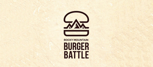 burger battle logo design