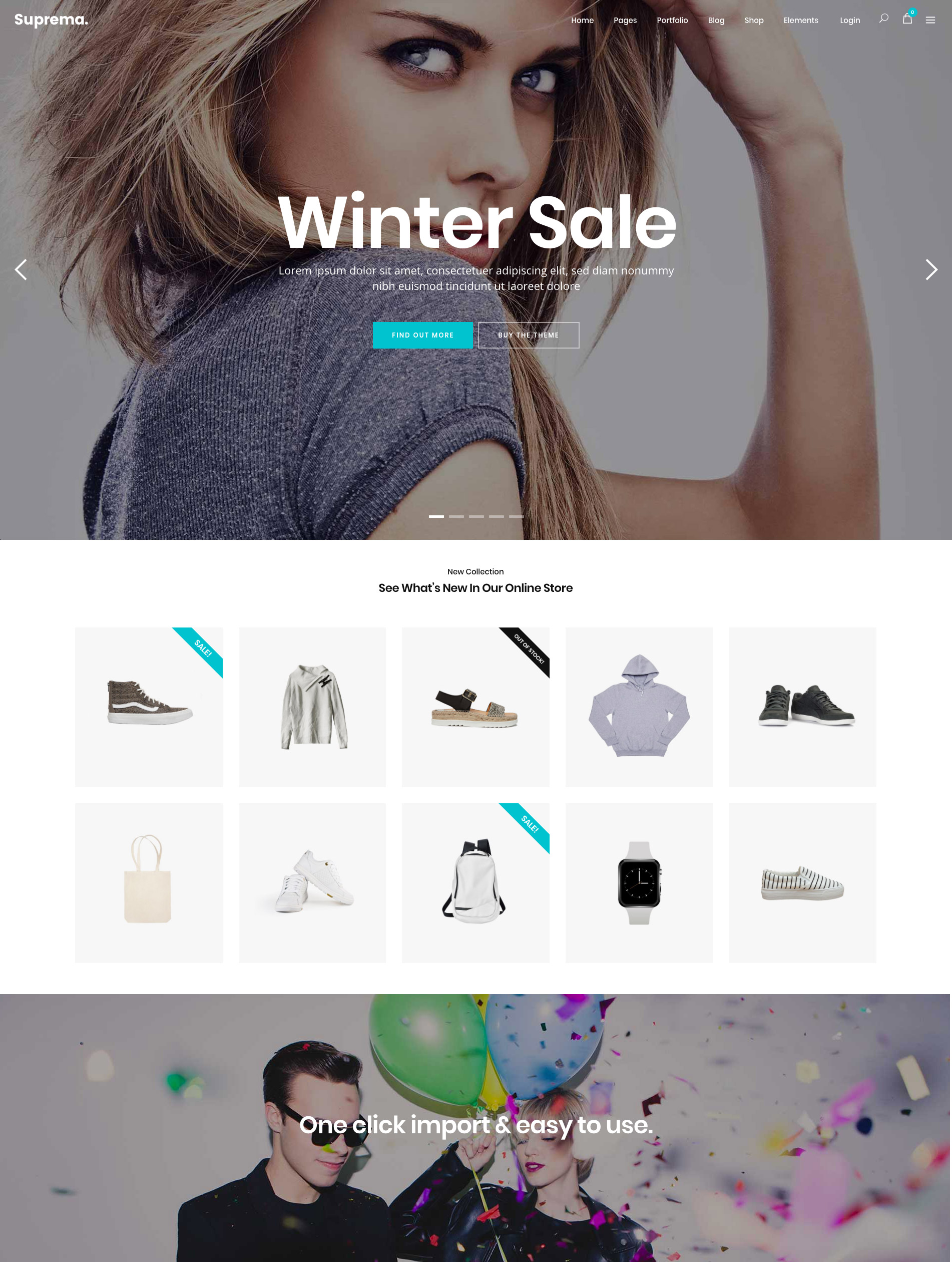 Multipurpose ecommerce theme