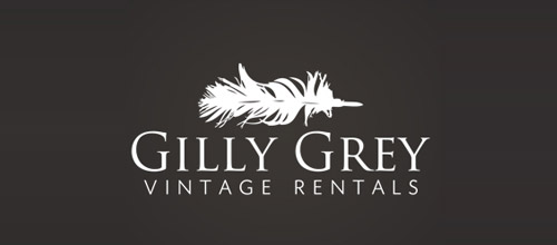 gilly grey feather logo