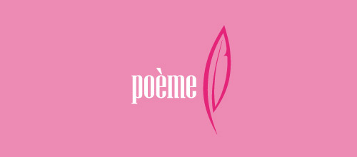pink feather logo
