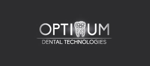optimum dental logo design
