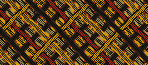free weave yellow patterns