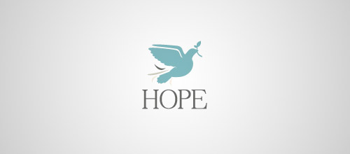 hope dove logo design
