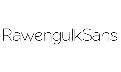 rawenulk san free thin font