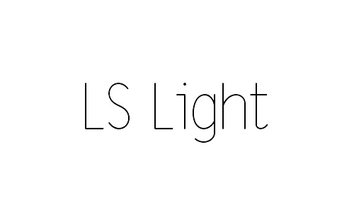 LS thin fonts free commercial