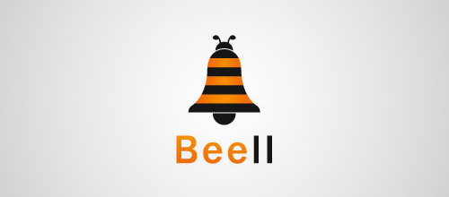 bee bell logo design