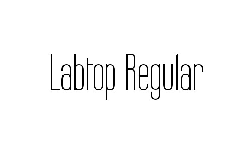 labtop free thin fonts