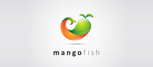 mangofish logo design