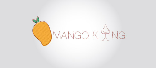 mango king logo design