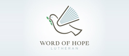 word hope logo design