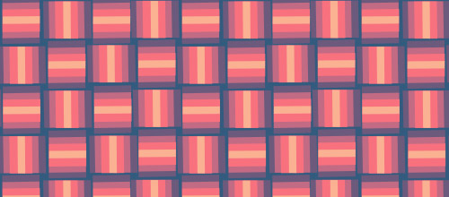 weaving pink patterns