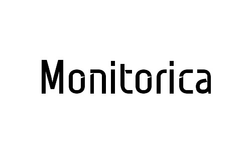 monitorica free bold fonts