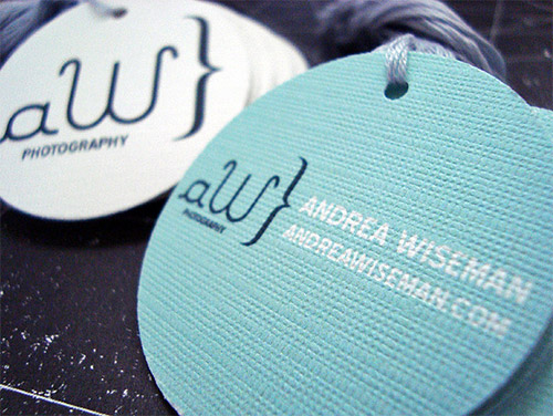 andrea wiseman business card textured