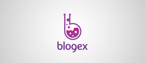 blogex tube logo design