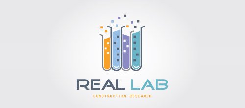 real estate lab logo design