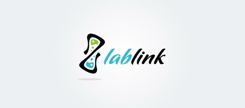 lab link tube logo design