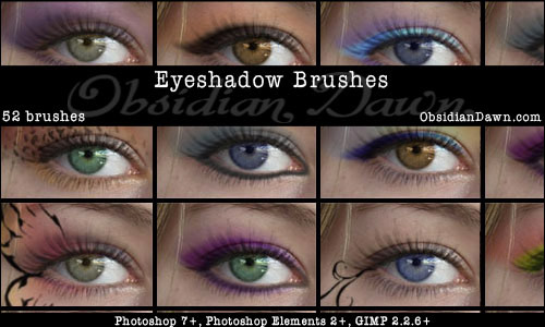 download eyeshadow photoshop brushes