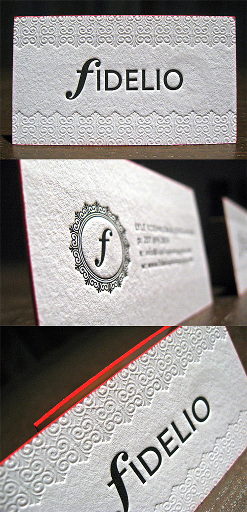 wedding textured business card