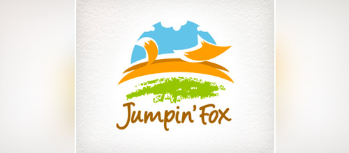 jumpin fox logo design