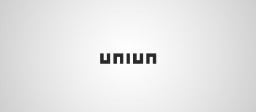 union ambigram logo design