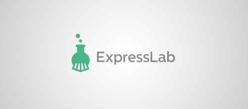 express lab logo design