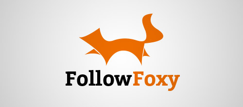 follow foxy logo design