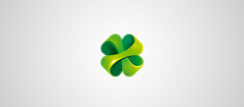 clover logo design