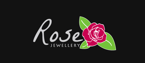 rose jewellery logo design