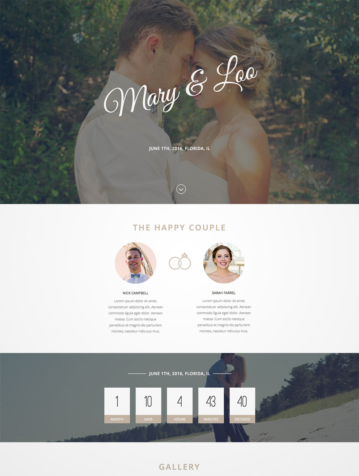 sweet wedding wordpress