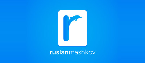 rusian mashkov dolphin logo design