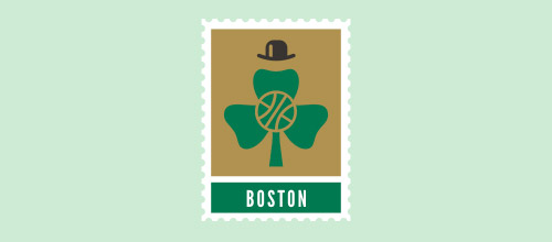 boston Celtics clover logo