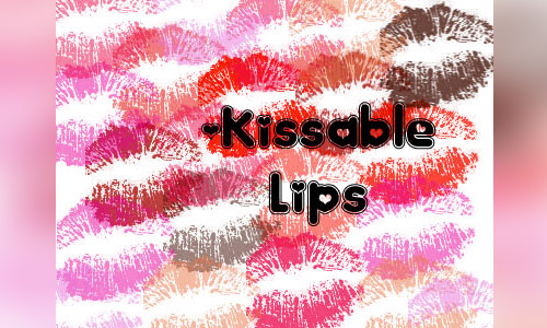 kissable lips brushes