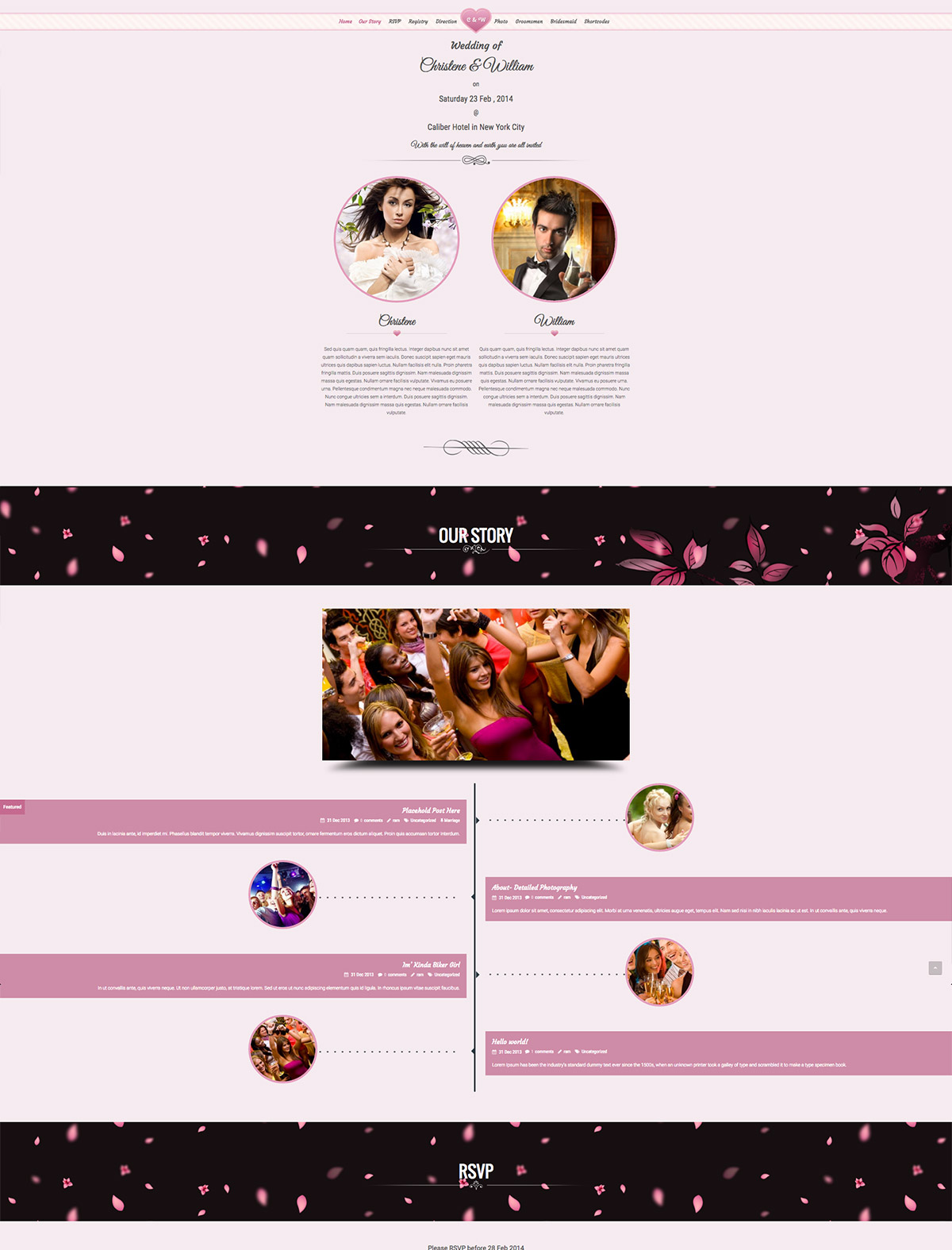 wedding wordpress theme