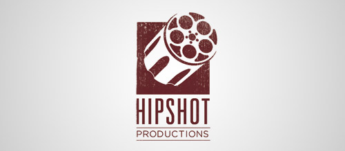 hipshot gun logo design