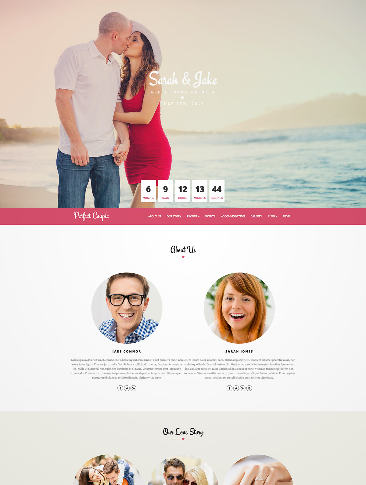 perfect wedding wordpress