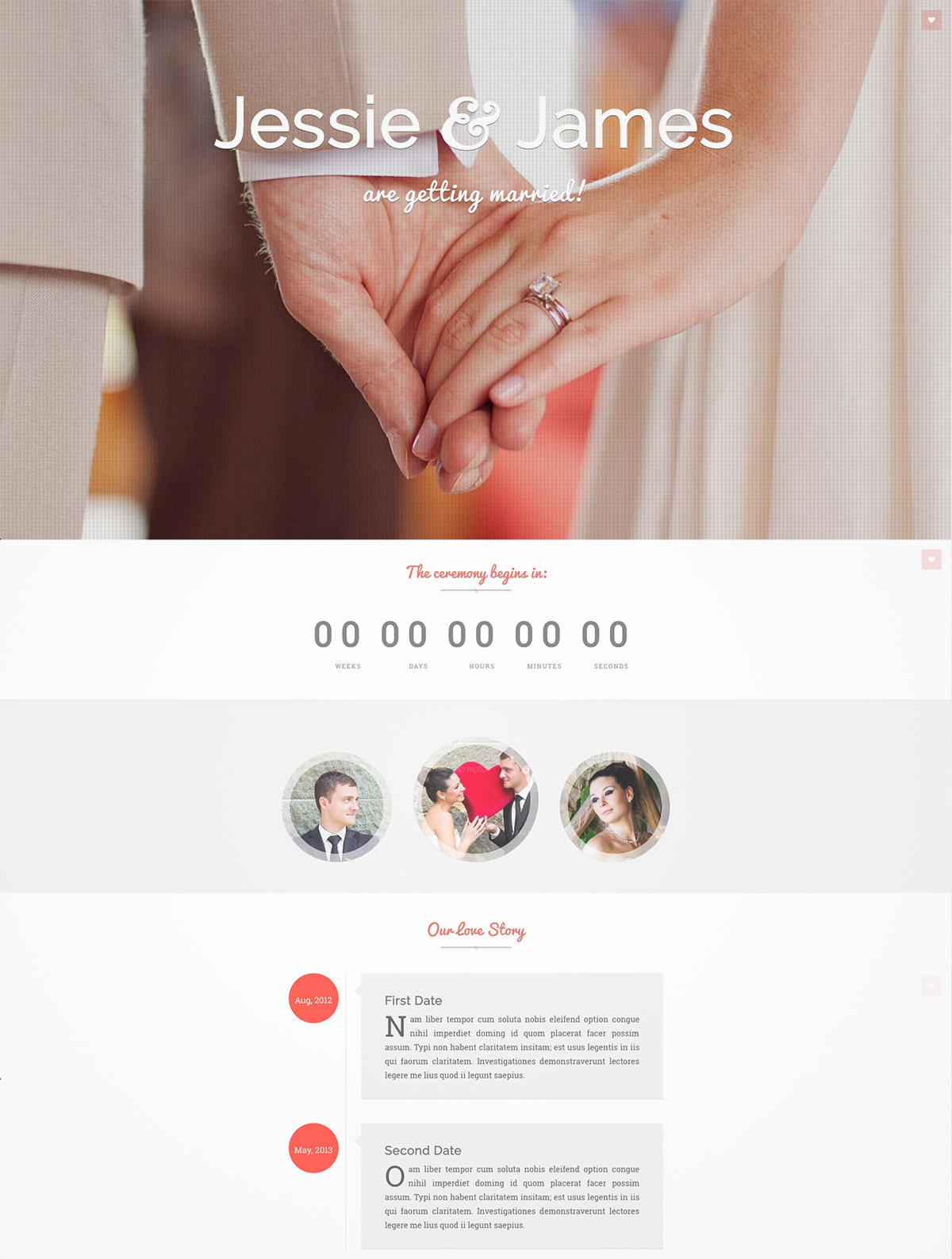 wordpress wedding theme