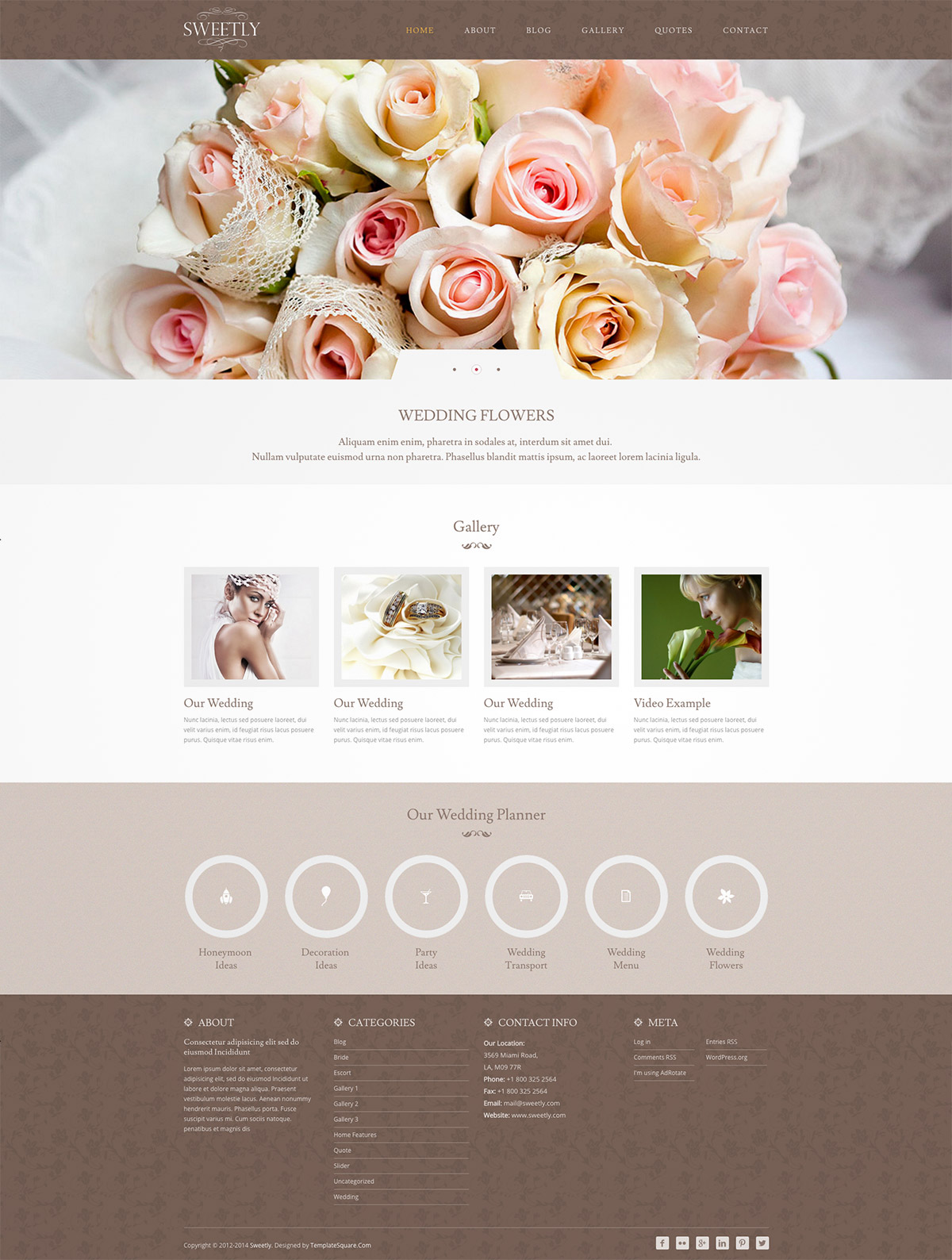 elegant wedding wordpress