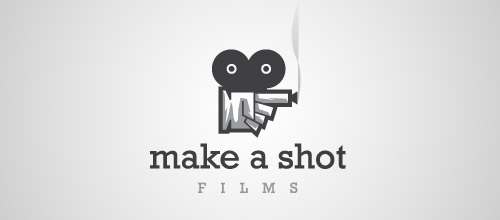 make shot gun logo design