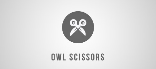 owl scissors logo