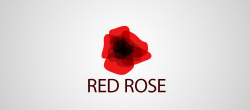 red rose logo design