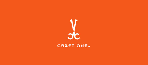 craft one scissors logo