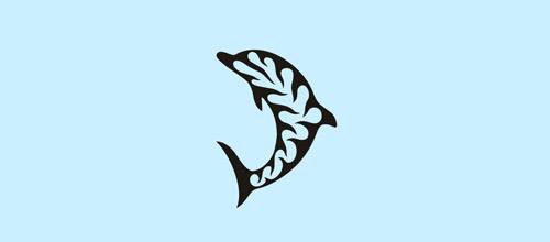 dolphin decor logo design