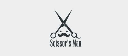 scissor man logo