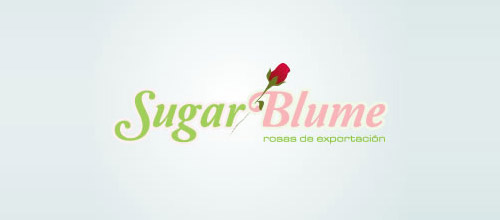 sugar blume logo design