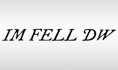 im fell pica vintage font