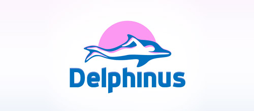 delphinus dolphin logo design